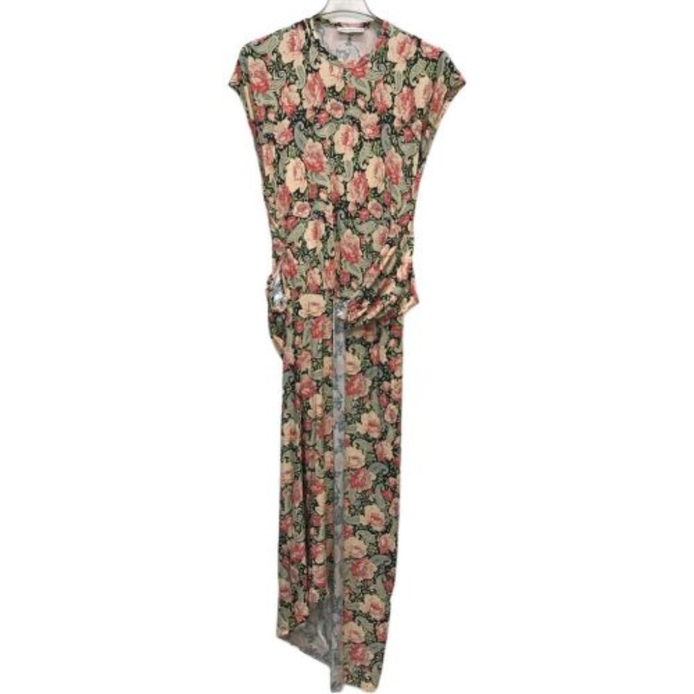 NEW Paco Rabanne Floral Print Long Dress SIZE 38 #2563*